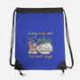 Purrfect Lazy Day-None-Drawstring-Bag-NMdesign