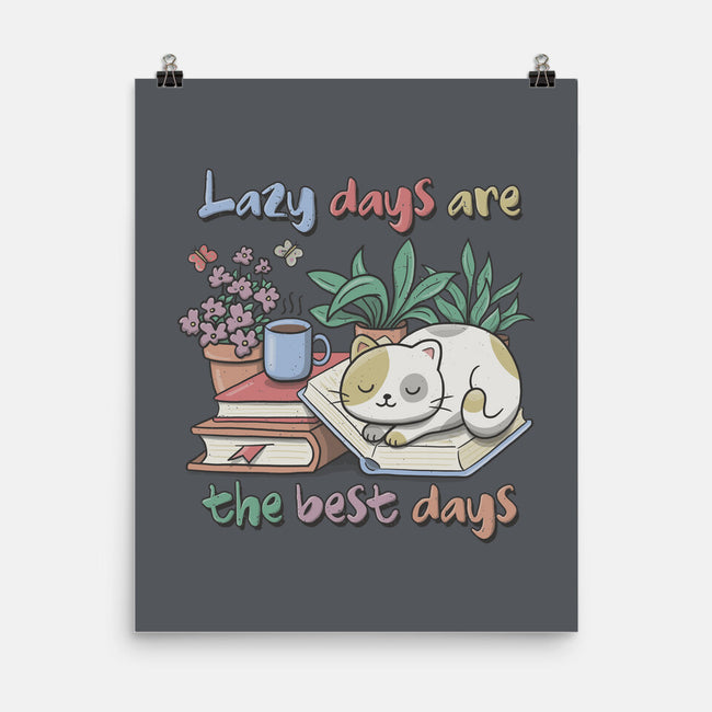 Purrfect Lazy Day-None-Matte-Poster-NMdesign
