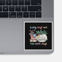 Purrfect Lazy Day-None-Glossy-Sticker-NMdesign