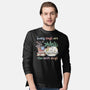 Purrfect Lazy Day-Mens-Long Sleeved-Tee-NMdesign