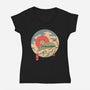 Caterpillar-Womens-V-Neck-Tee-vp021