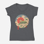 Caterpillar-Womens-V-Neck-Tee-vp021