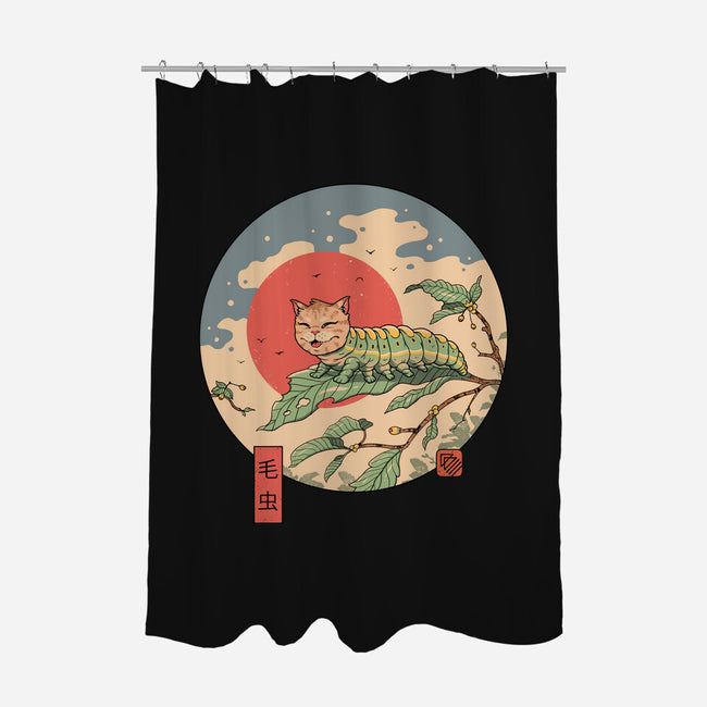 Caterpillar-None-Polyester-Shower Curtain-vp021