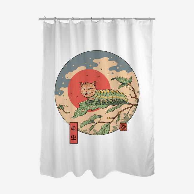 Caterpillar-None-Polyester-Shower Curtain-vp021