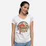 Caterpillar-Womens-V-Neck-Tee-vp021