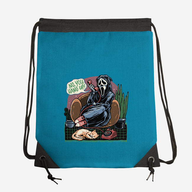 Sweet Phone Call-None-Drawstring-Bag-glitchygorilla