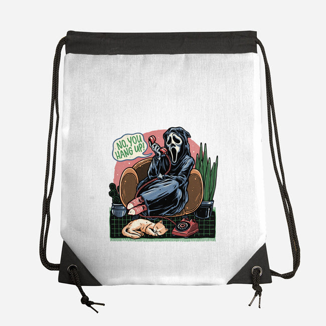Sweet Phone Call-None-Drawstring-Bag-glitchygorilla