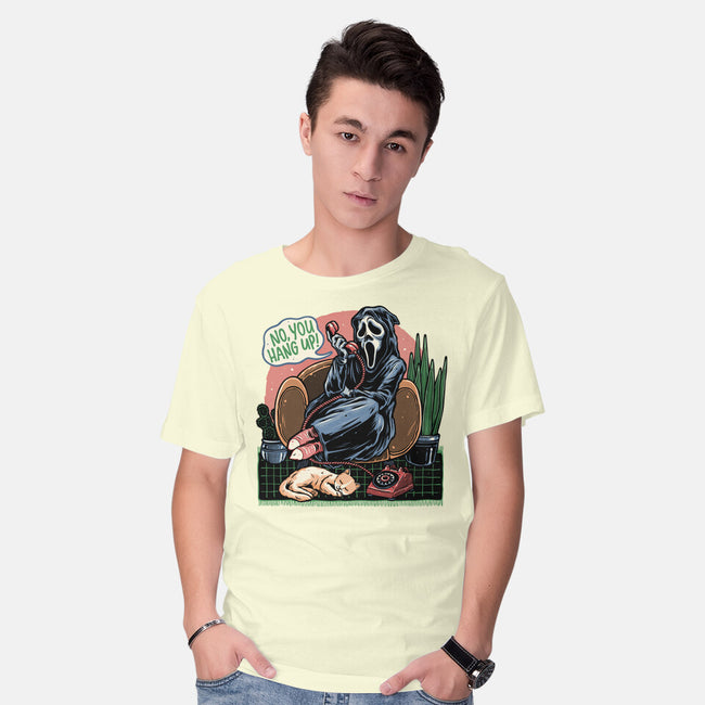 Sweet Phone Call-Mens-Basic-Tee-glitchygorilla