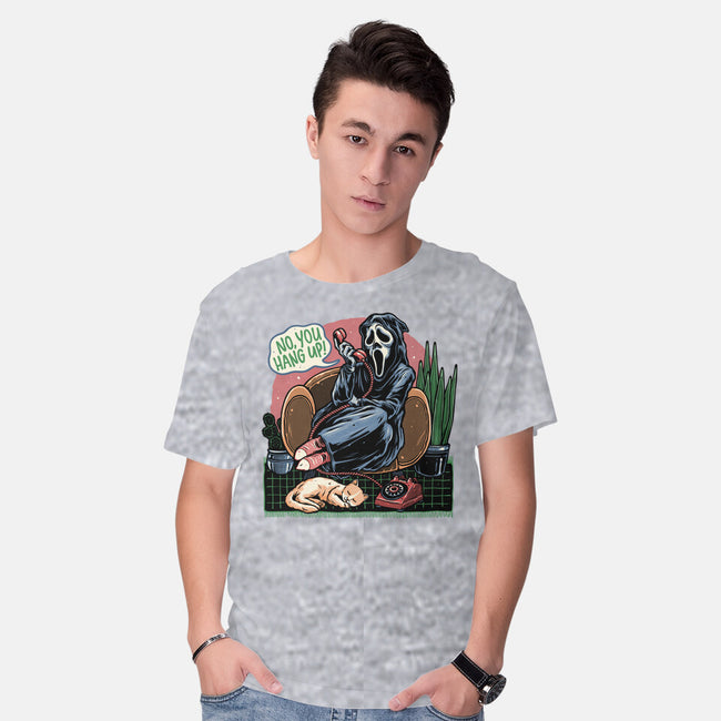 Sweet Phone Call-Mens-Basic-Tee-glitchygorilla