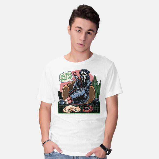 Sweet Phone Call-Mens-Basic-Tee-glitchygorilla