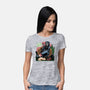 Sweet Phone Call-Womens-Basic-Tee-glitchygorilla