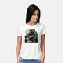 Sweet Phone Call-Womens-Basic-Tee-glitchygorilla