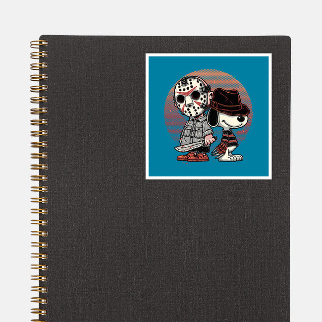 Horror Buddies-None-Glossy-Sticker-glitchygorilla