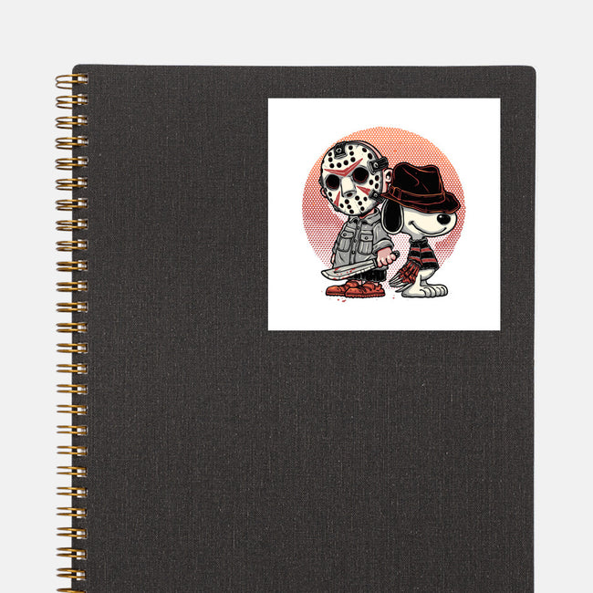 Horror Buddies-None-Glossy-Sticker-glitchygorilla