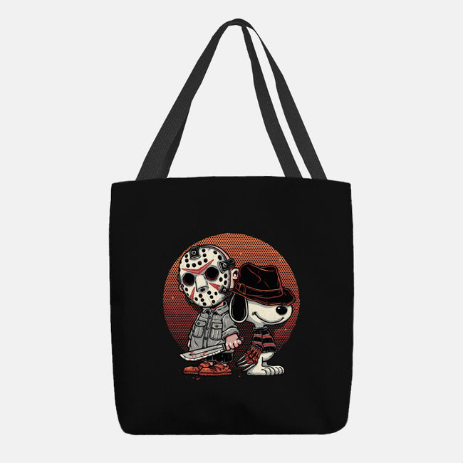 Horror Buddies-None-Basic Tote-Bag-glitchygorilla