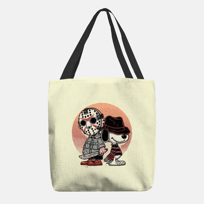 Horror Buddies-None-Basic Tote-Bag-glitchygorilla