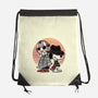 Horror Buddies-None-Drawstring-Bag-glitchygorilla