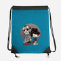 Horror Buddies-None-Drawstring-Bag-glitchygorilla
