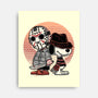 Horror Buddies-None-Stretched-Canvas-glitchygorilla