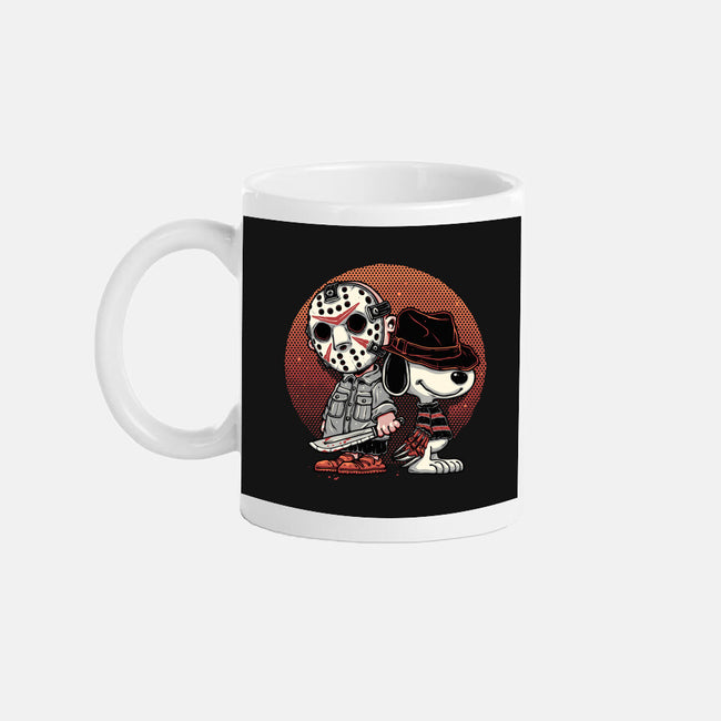 Horror Buddies-None-Mug-Drinkware-glitchygorilla
