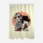 Horror Buddies-None-Polyester-Shower Curtain-glitchygorilla