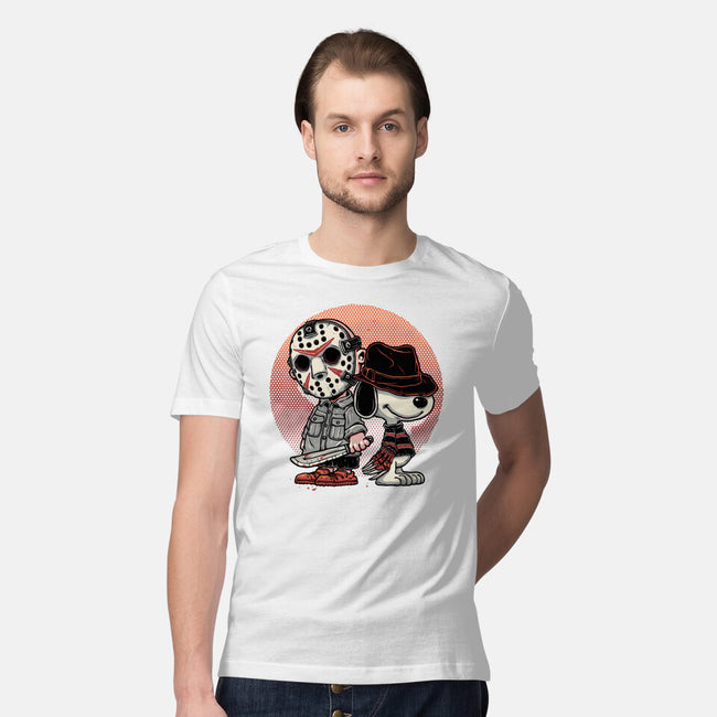Horror Buddies-Mens-Premium-Tee-glitchygorilla