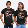 Horror Buddies-Unisex-Basic-Tee-glitchygorilla