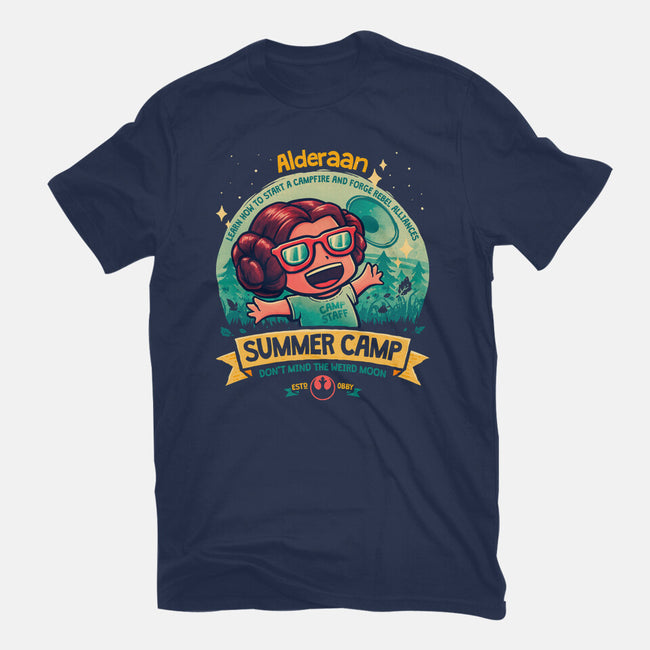 Weird Moon Summer Camp-Womens-Fitted-Tee-teesgeex