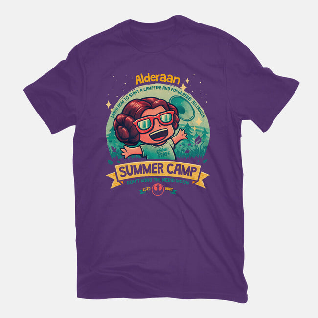 Weird Moon Summer Camp-Womens-Fitted-Tee-teesgeex