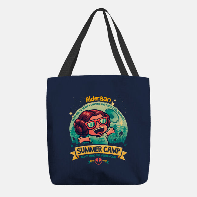 Weird Moon Summer Camp-None-Basic Tote-Bag-teesgeex