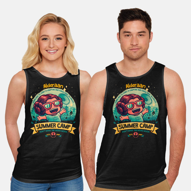 Weird Moon Summer Camp-Unisex-Basic-Tank-teesgeex