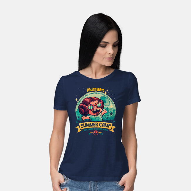 Weird Moon Summer Camp-Womens-Basic-Tee-teesgeex