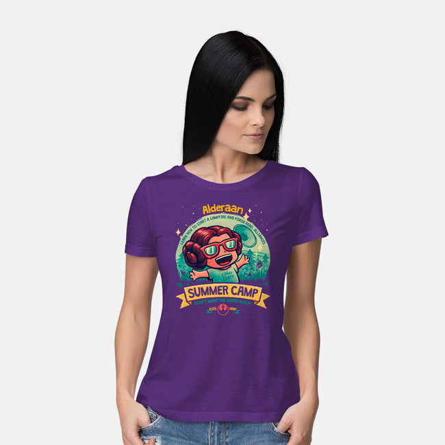 Weird Moon Summer Camp-Womens-Basic-Tee-teesgeex
