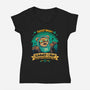 Forest Moon Summer Camp-Womens-V-Neck-Tee-teesgeex