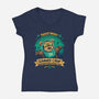 Forest Moon Summer Camp-Womens-V-Neck-Tee-teesgeex