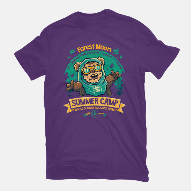 Forest Moon Summer Camp-Womens-Fitted-Tee-teesgeex