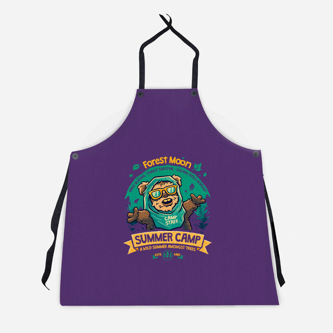 Forest Moon Summer Camp-Unisex-Kitchen-Apron-teesgeex