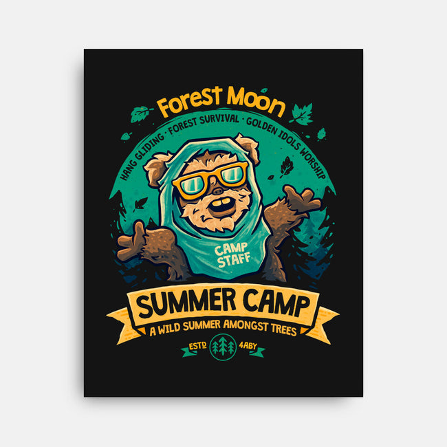 Forest Moon Summer Camp-None-Stretched-Canvas-teesgeex