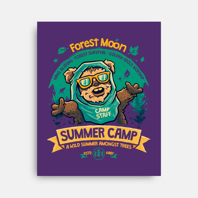 Forest Moon Summer Camp-None-Stretched-Canvas-teesgeex