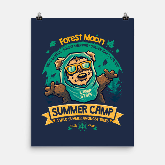 Forest Moon Summer Camp-None-Matte-Poster-teesgeex