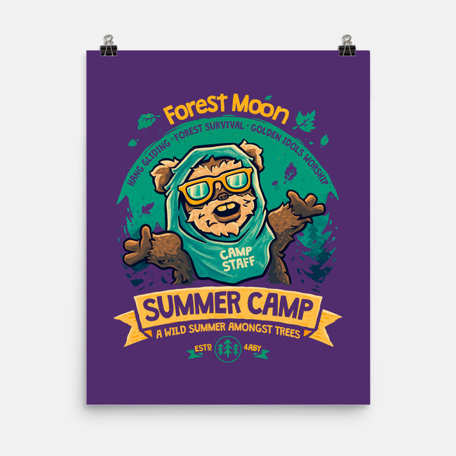 Forest Moon Summer Camp-None-Matte-Poster-teesgeex