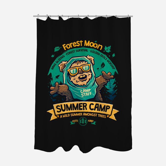Forest Moon Summer Camp-None-Polyester-Shower Curtain-teesgeex