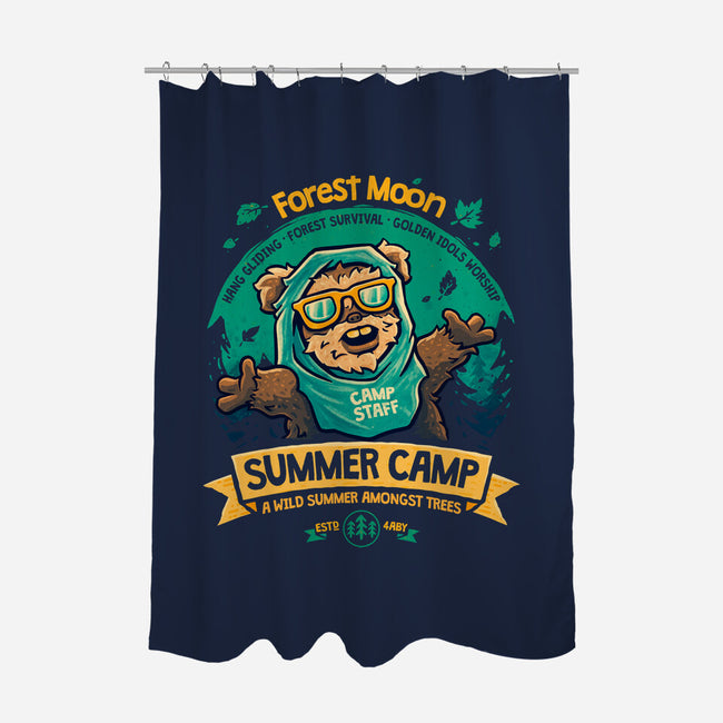 Forest Moon Summer Camp-None-Polyester-Shower Curtain-teesgeex