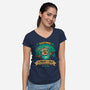 Forest Moon Summer Camp-Womens-V-Neck-Tee-teesgeex