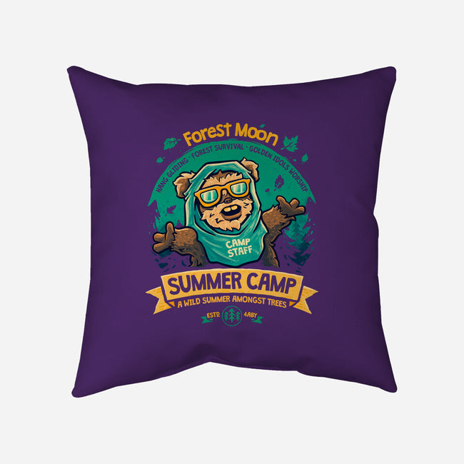 Forest Moon Summer Camp-None-Removable Cover w Insert-Throw Pillow-teesgeex