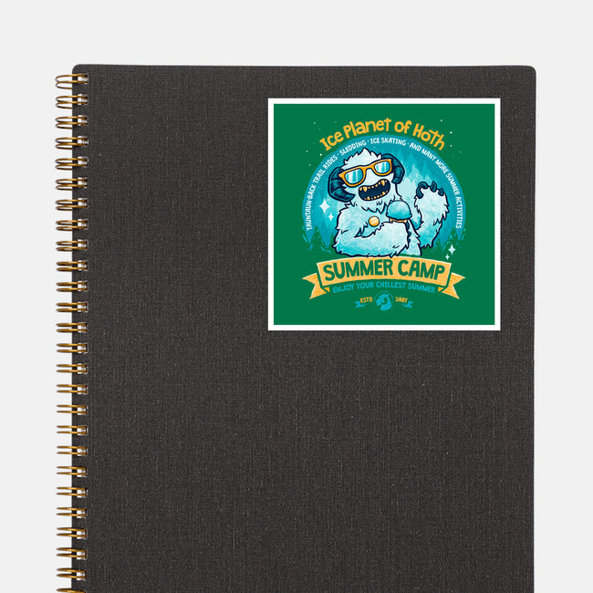 Chillest Summer Camp-None-Glossy-Sticker-teesgeex