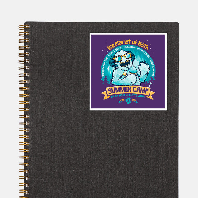 Chillest Summer Camp-None-Glossy-Sticker-teesgeex