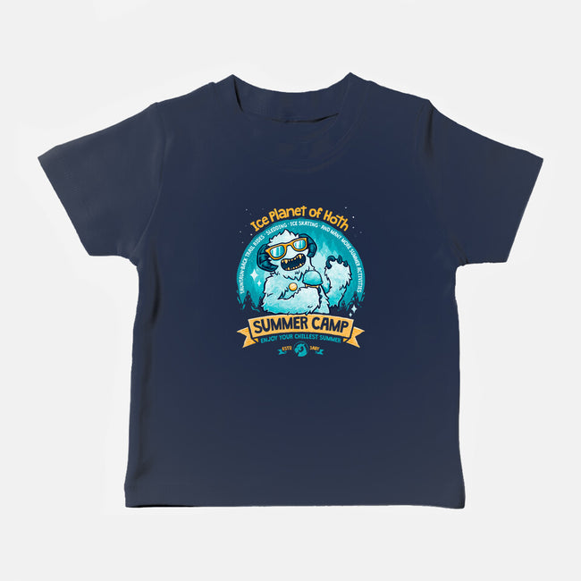 Chillest Summer Camp-Baby-Basic-Tee-teesgeex