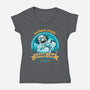 Chillest Summer Camp-Womens-V-Neck-Tee-teesgeex