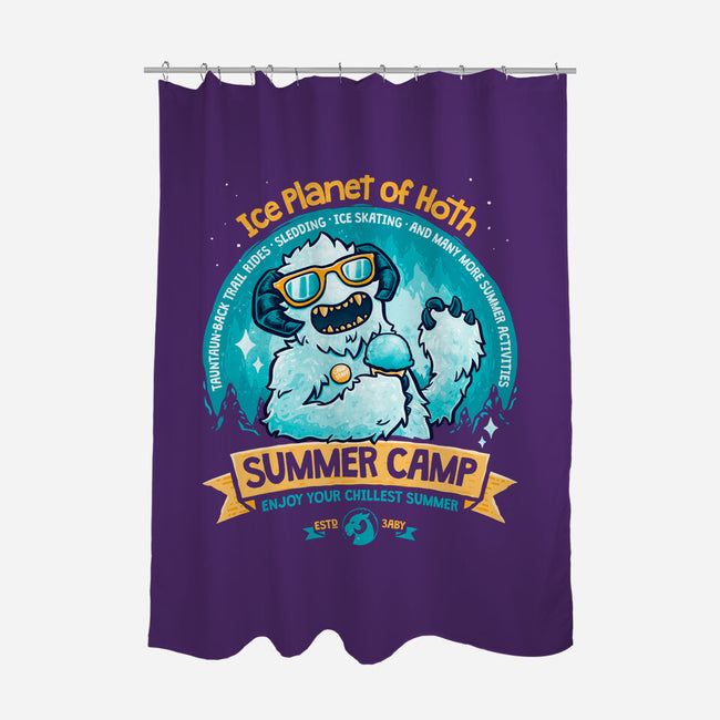 Chillest Summer Camp-None-Polyester-Shower Curtain-teesgeex